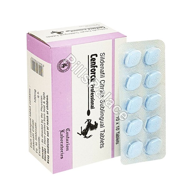 Cenforce Professional 100mg (Sildenafil Citrate- Sublingual Tablet) - Professional