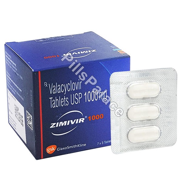 Zimivir 1000mg (Valacyclovir) - 1000mg
