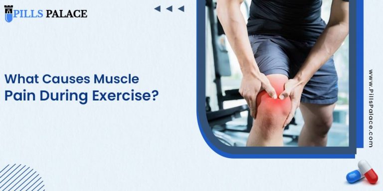 What causes muscle pain during exercise?