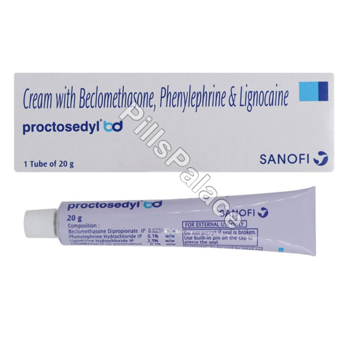 Proctosedyl BD Cream