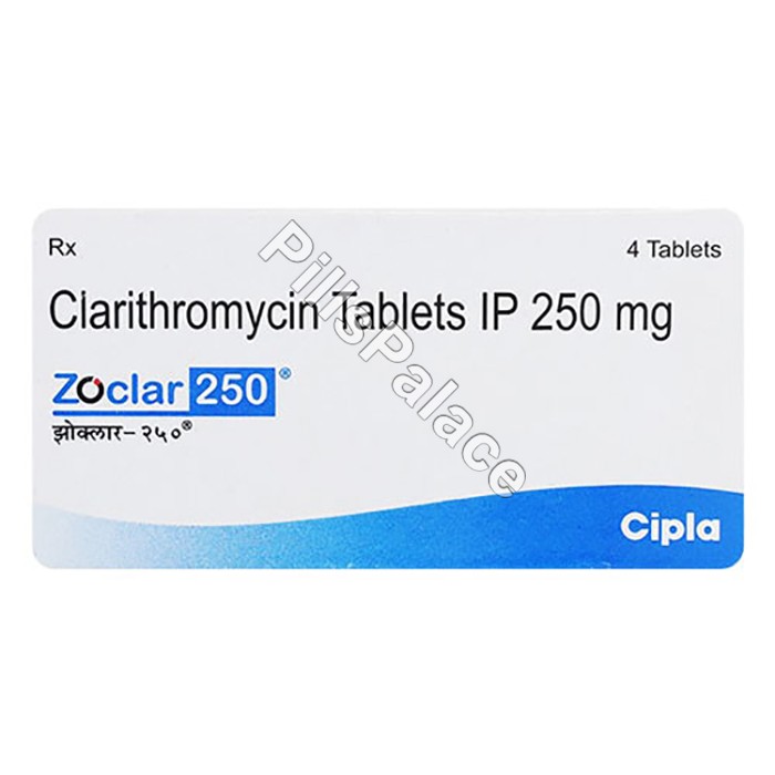 Clarithromycin (Zoclar 250)