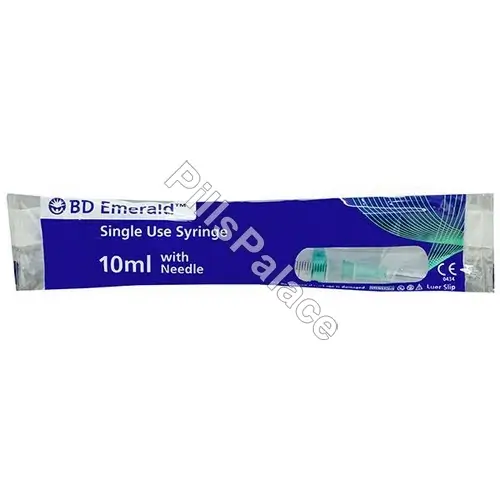 BD Emerald 10ml Syringe with Needle