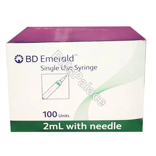 BD Emerald 2ml Syringe with 23G Needle