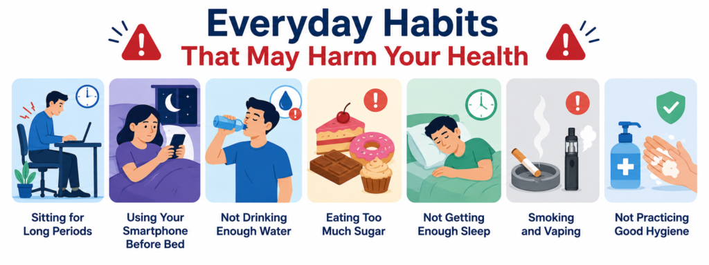 Everyday Habits That May Harm Your Health